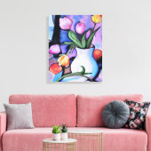 Tulpen - Canvas Print (Insitu (Woonkamer))