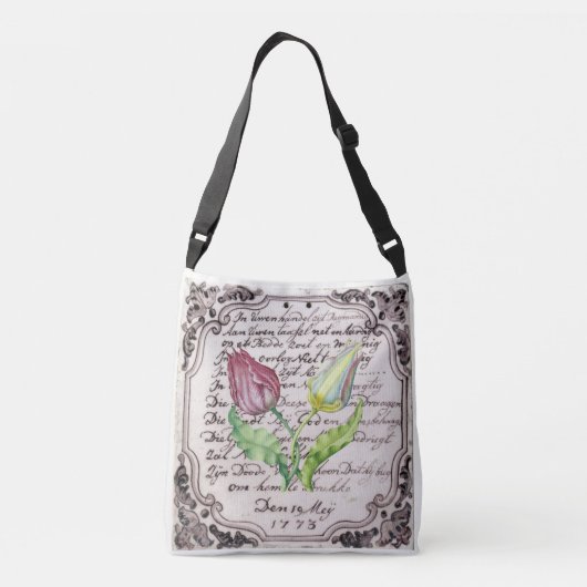 Tulpen Crossbody Tas (Achterkant)
