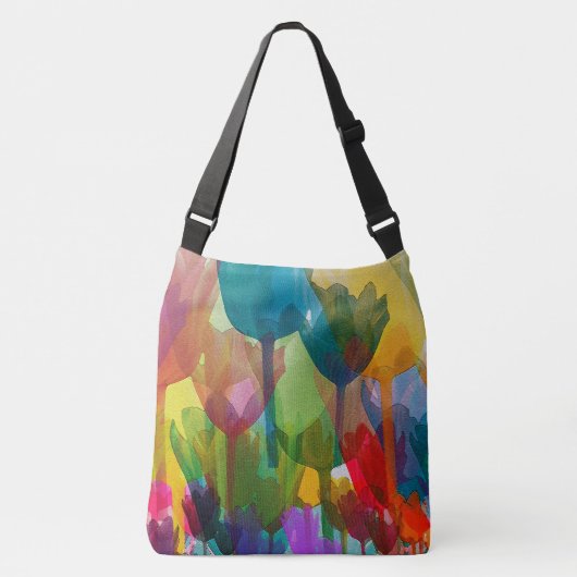 Tulpen Crossbody Tas (Voorkant)
