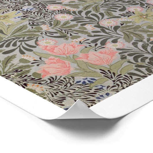 Tulpen, Daisies en Honeysuckle Poster (Hoek)