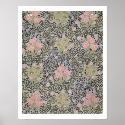 Tulpen, Daisies en Honeysuckle Poster (Voorkant)