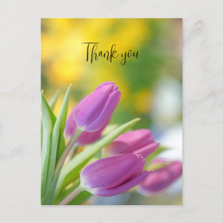 tulpen dank je creditcard briefkaart