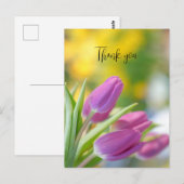 tulpen dank je creditcard briefkaart (Voorkant / Achterkant)