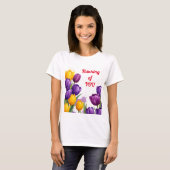 Tulpen denken aan jou, Moederdag T-shirt (Voorkant volledig)