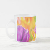 Tulpen die 12 kantelen matglas koffiemok (Links)