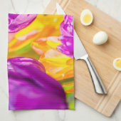 Tulpen die 12 kantelen theedoek (Quarter Fold)