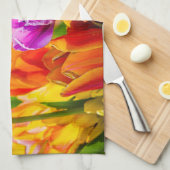 Tulpen die 12a kantelen theedoek (Quarter Fold)