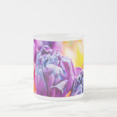 Tulpen die 14 kantelen matglas koffiemok (Center)