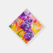 Tulpen die 14 kantelen servet (Hoek)