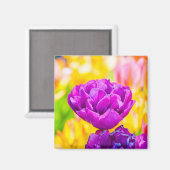 Tulpen die 15 kantelen magneet (Voorkant / Achterkant)