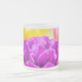 Tulpen die 15 kantelen matglas koffiemok (Center)