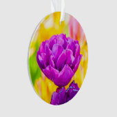 Tulpen die 15 kantelen ornament (voorkant)