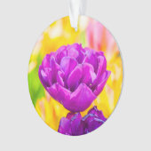 Tulpen die 15 kantelen ornament (voorkant)