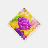 Tulpen die 15 kantelen servetten (Hoek)