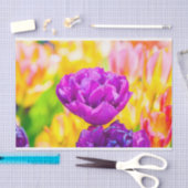 Tulpen die 15 kantelen tissuepapier (Craft)