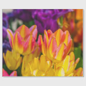 Tulpen die 16 kantelen cadeaupapier (Vlak)