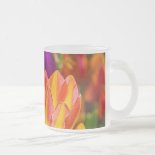 Tulpen die 16 kantelen matglas koffiemok