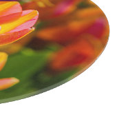 Tulpen die 16 kantelen snijplank (Hoek)