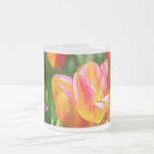 Tulpen die 17 kantelen matglas koffiemok (Center)