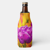 Tulpen die geweld betoveren flesjeskoeler (Fles Voorkant)