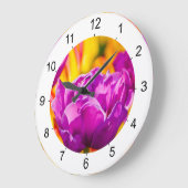 Tulpen die geweld betoveren grote klok (Hoek)