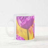 Tulpen die geweld betoveren matglas koffiemok (Links)