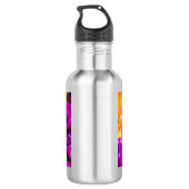 Tulpen die geweld betoveren waterfles  (Achterkant)