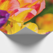 Tulpen die kantelen cadeaupapier (Hoek)