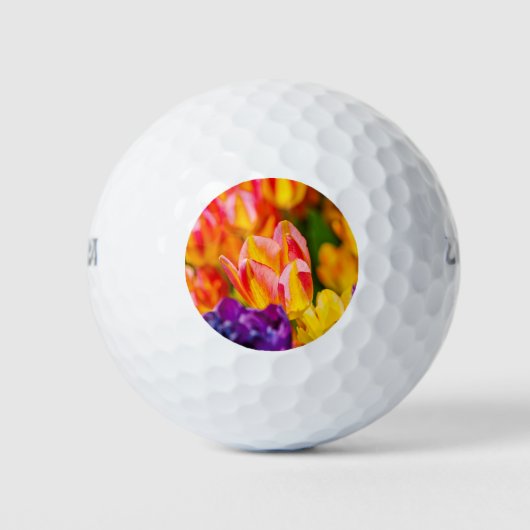 Tulpen die kantelen golfballen (Voorkant)