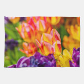 Tulpen die kantelen theedoek (Horizontaal)