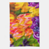 Tulpen die kantelen theedoek (Verticaal)