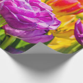 Tulpen die kleurrijk zijn cadeaupapier (Hoek)