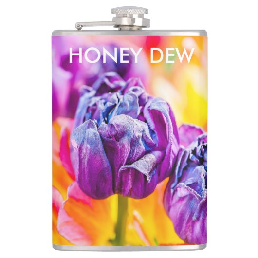 Tulpen die koel zijn heupfles (Voorkant)