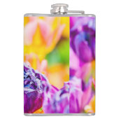 Tulpen die koel zijn heupfles (Achterkant)