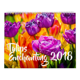 Tulpen die mooi betoveren kalender