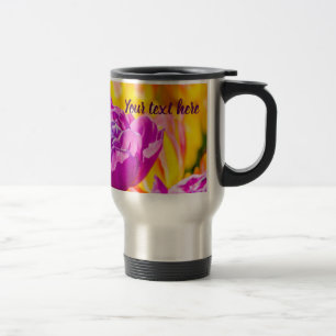 Tulpen die mooi betoveren reisbeker
