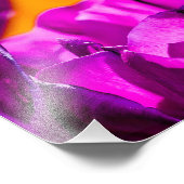 Tulpen die Paars uitzenden Foto Afdruk (Hoek)