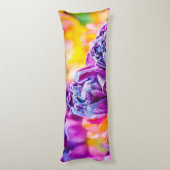 Tulpen die paars uitzenden lichaamskussen (Achterkant (Verticaal))