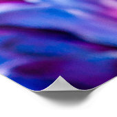 Tulpen die Paars uitzenden Poster (Hoek)