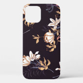  tulpen, donkere paarse achtergrond Case-Mate iPhone case (Achterkant)