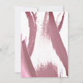 Tulpen Elegante Floral Bordeaux Vrijgezellenfeest Kaart (Achterkant)