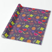  Tulpen en bloemen - Gift Wrap Cadeaupapier (Uitgerold)