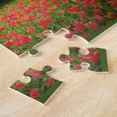 Tulpen en bomen legpuzzel (Zijkant)