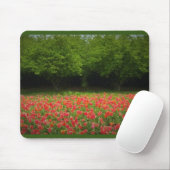 Tulpen en bomen muismat (Met muis)