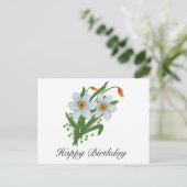 Tulpen en Daffodils Flowers Briefkaart (Staand voorkant)