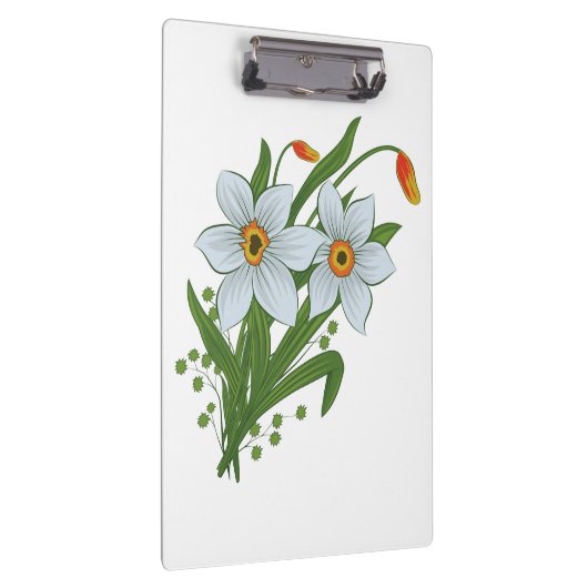 Tulpen en Daffodils Flowers Klembord (Rechts)