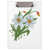 Tulpen en Daffodils Flowers Klembord (Voorkant)