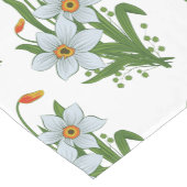 Tulpen en Daffodils Flowers Korte Tafelloper (Hoek)