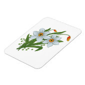 Tulpen en Daffodils Flowers Magneet (Linkerzijde)