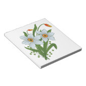 Tulpen en Daffodils Flowers Notitieblok (Schuin)